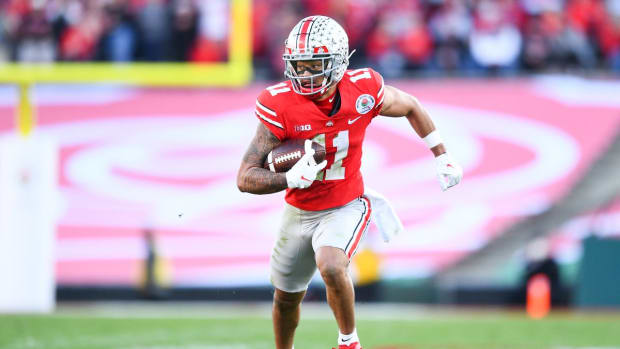 NFL Draft profile scouting report for Ohio State WR Jaxon Smith-Njigba